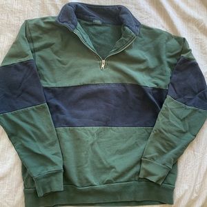 Brandy melville missy quarter zip sweatshirt- one size